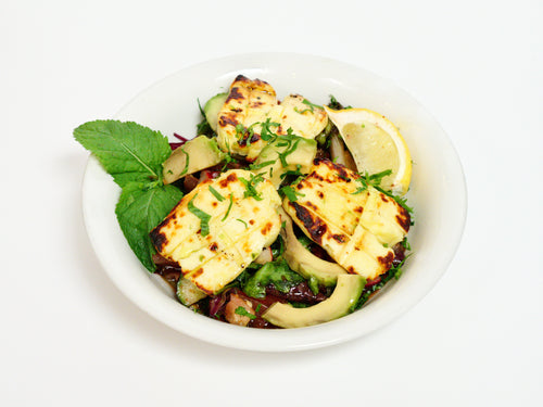 Fattoush with Haloumi